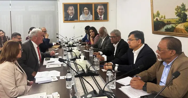 বিএনপি-আইআরআই প্রতিনিধি দল বৈঠক